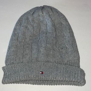 TOMMY HILFIGER COTTON BEANIE Mid Grey Heather